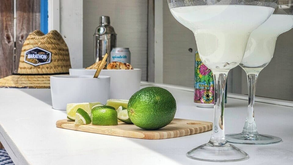 Blended cocktails and snacks at the Toasted Coconut Tiki Bar, anyone?