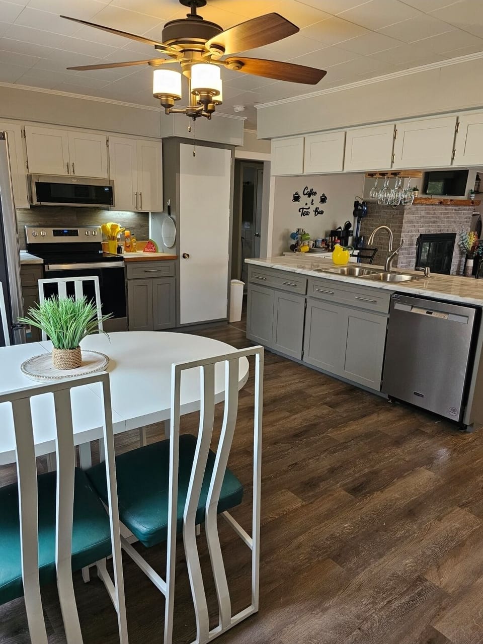 Upstairs kitchen