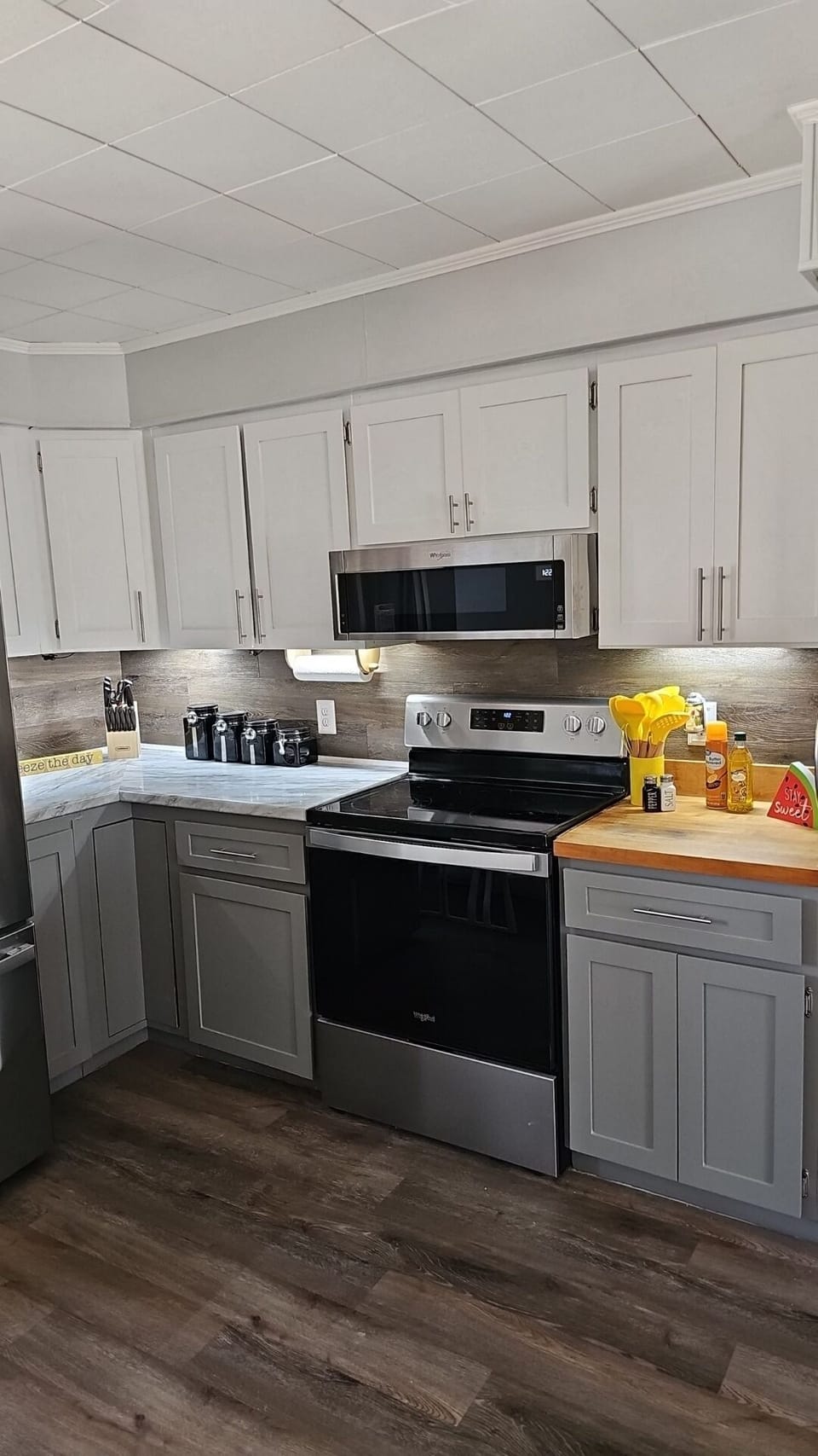 Upstairs kitchen