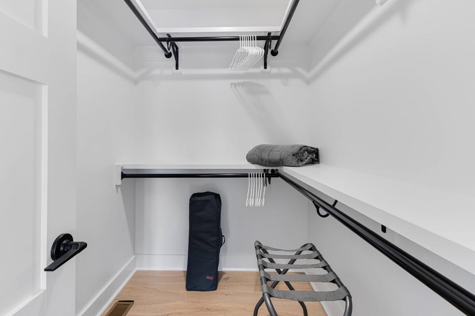 Very Large Walk-In Closets in the Priimary Bedrooms.