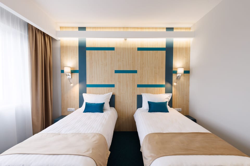 Premium bedding, memory foam beds, minibar, individually decorated