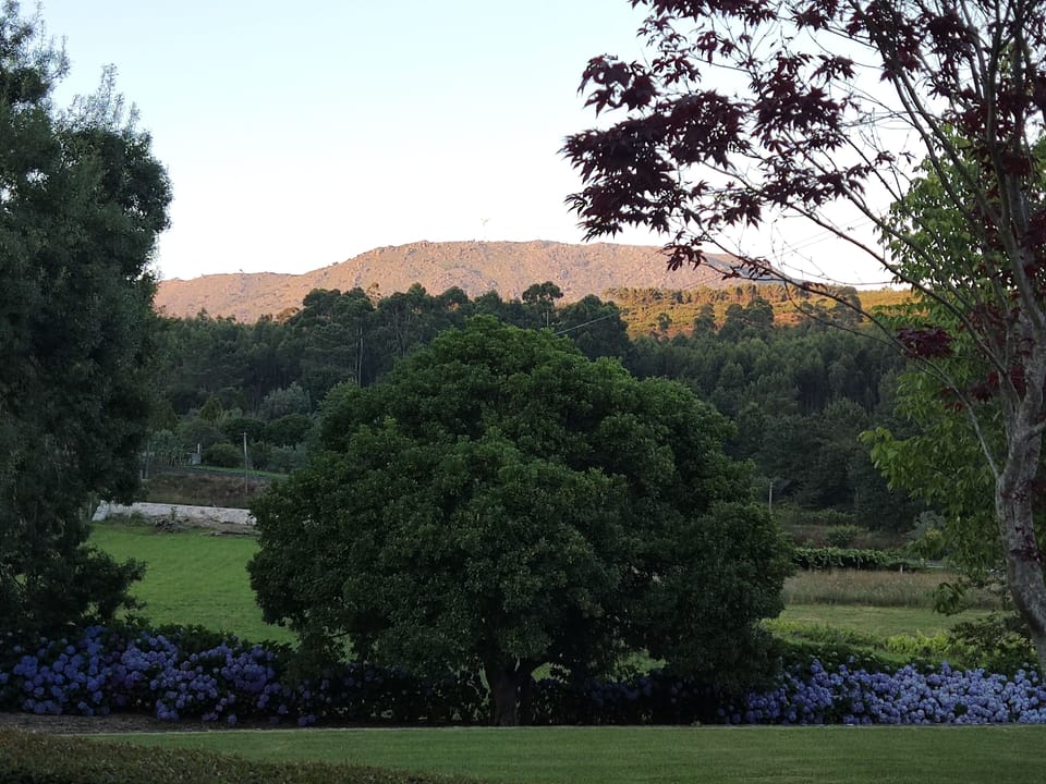 vista para a serra D'Arga