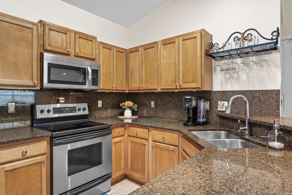 Ample counter space