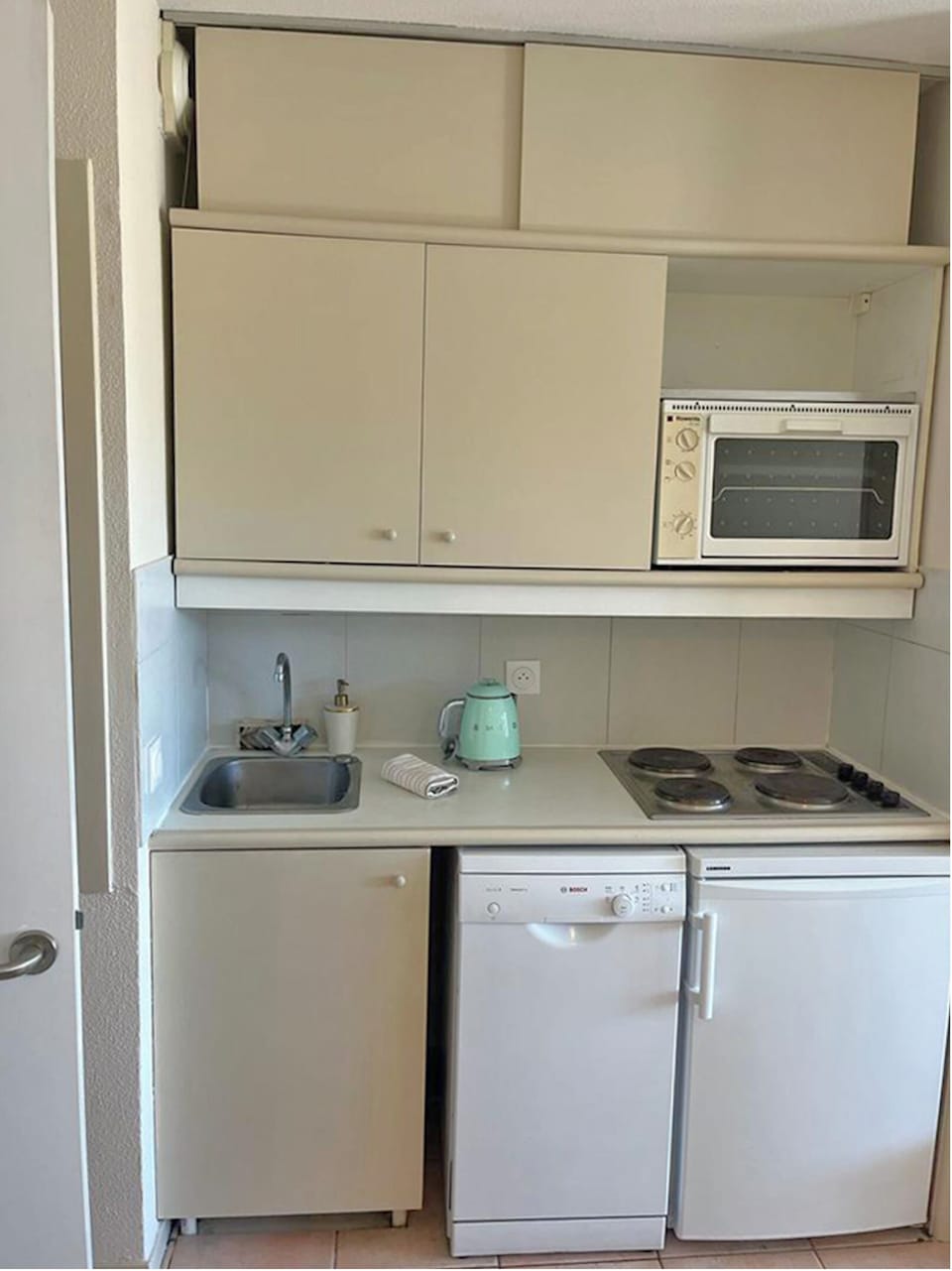 The kitchenette