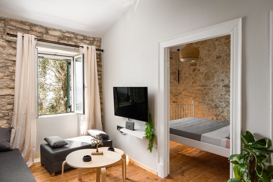 The Greystone House by Konnect, Views to the Sea House in Peloponnese, Western Greece and the Ionian