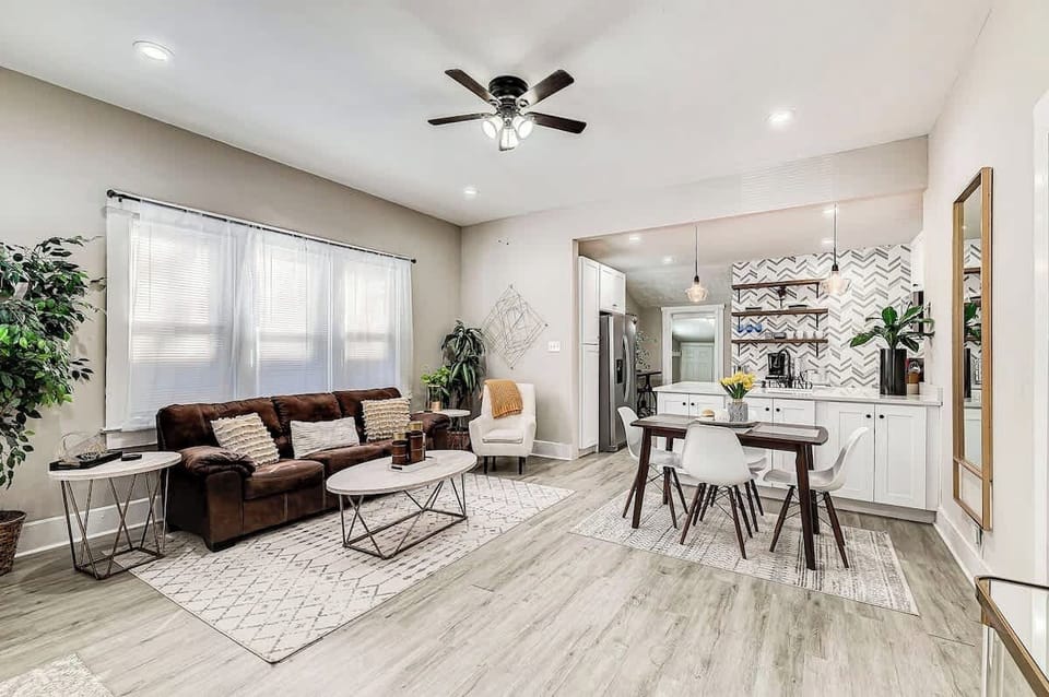 Bright Living Room With Smart TV | Perfect for Cozy Nights In