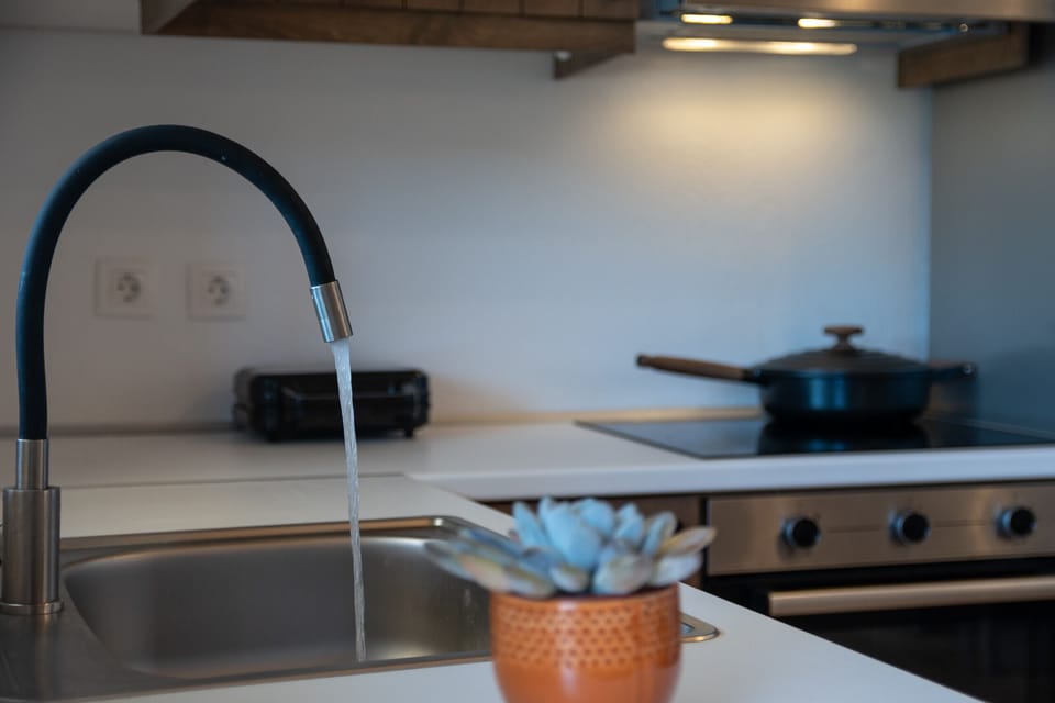 Nomas Skaloti, Villa with Sea View, Fully Equipped Kitchen
