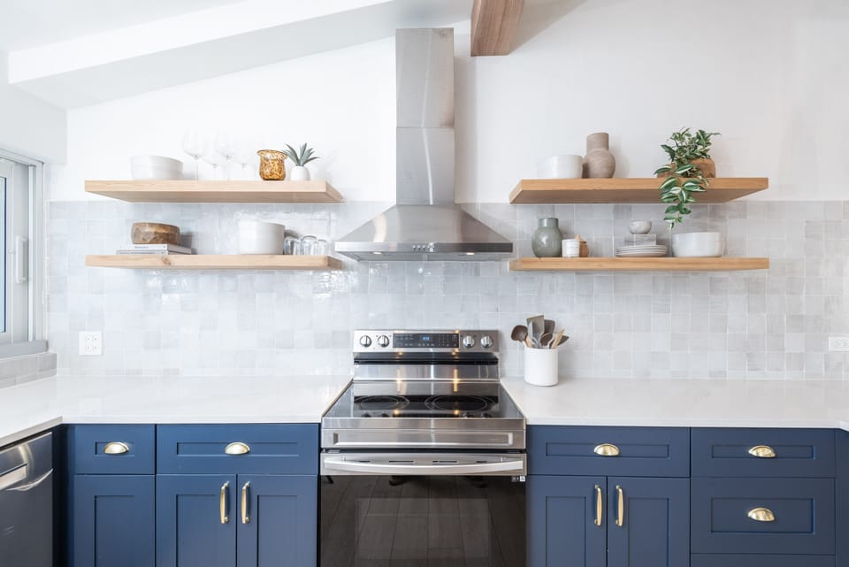 Fully stocked kitchen
