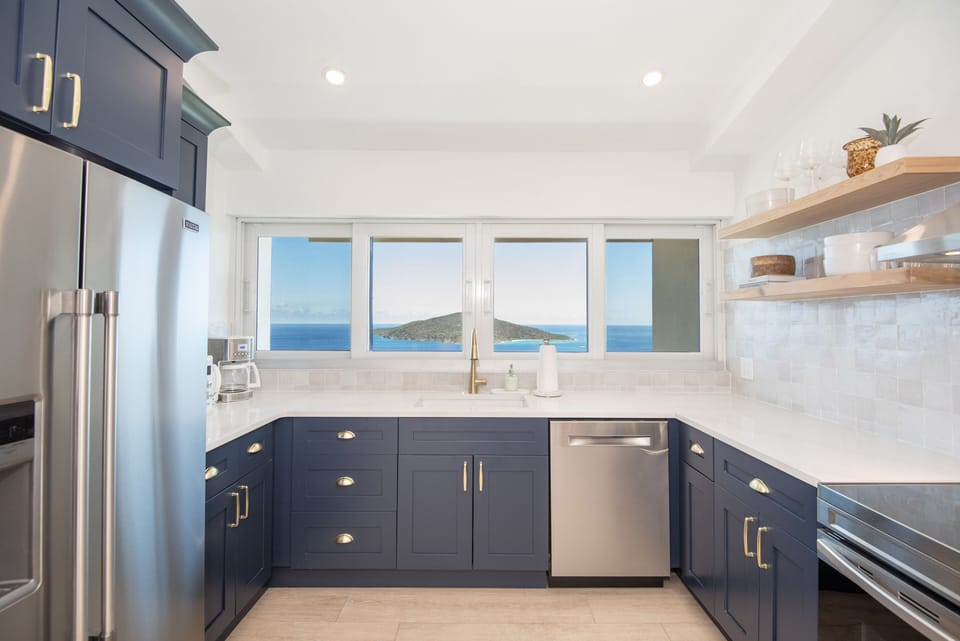 Panoramic views from the kitchen