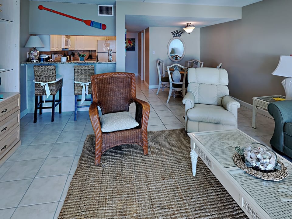 Condo, Multiple Beds, Balcony, Ocean View | Living area | 40-inch flat-screen TV with digital channels, TV