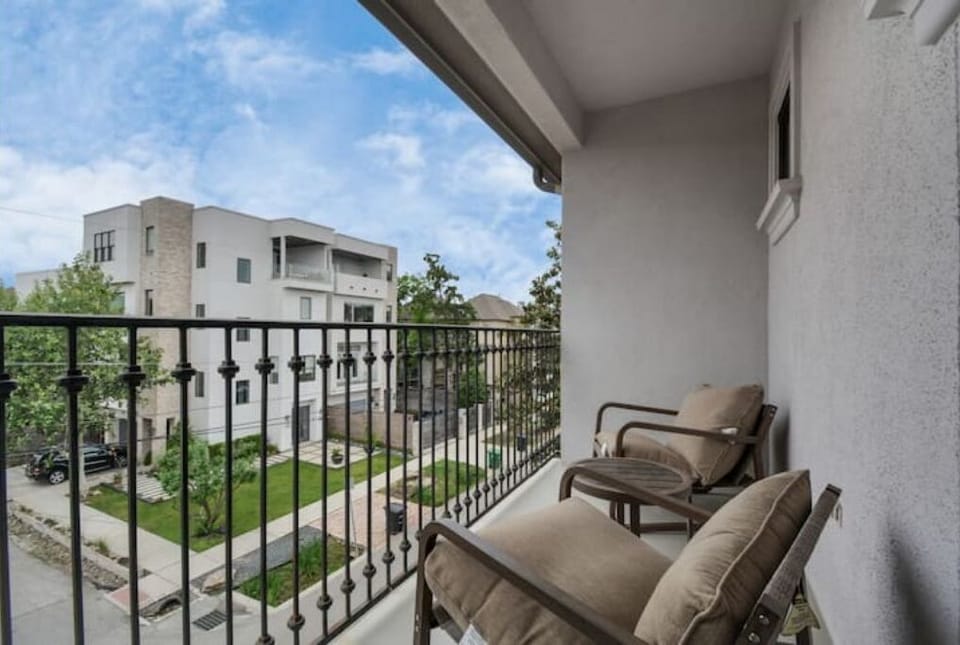 Private Balcony for the Masters Bedroom on the third floor 