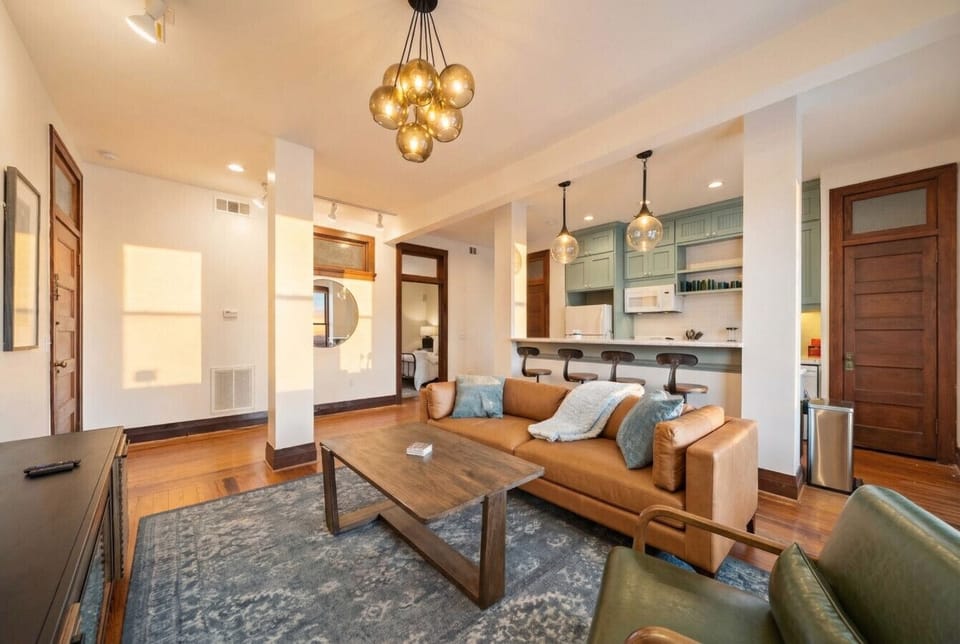 This is the main living room area of the home
