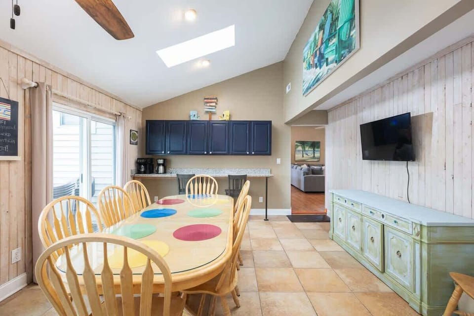 Kitchen Dining Table with Seating for 8