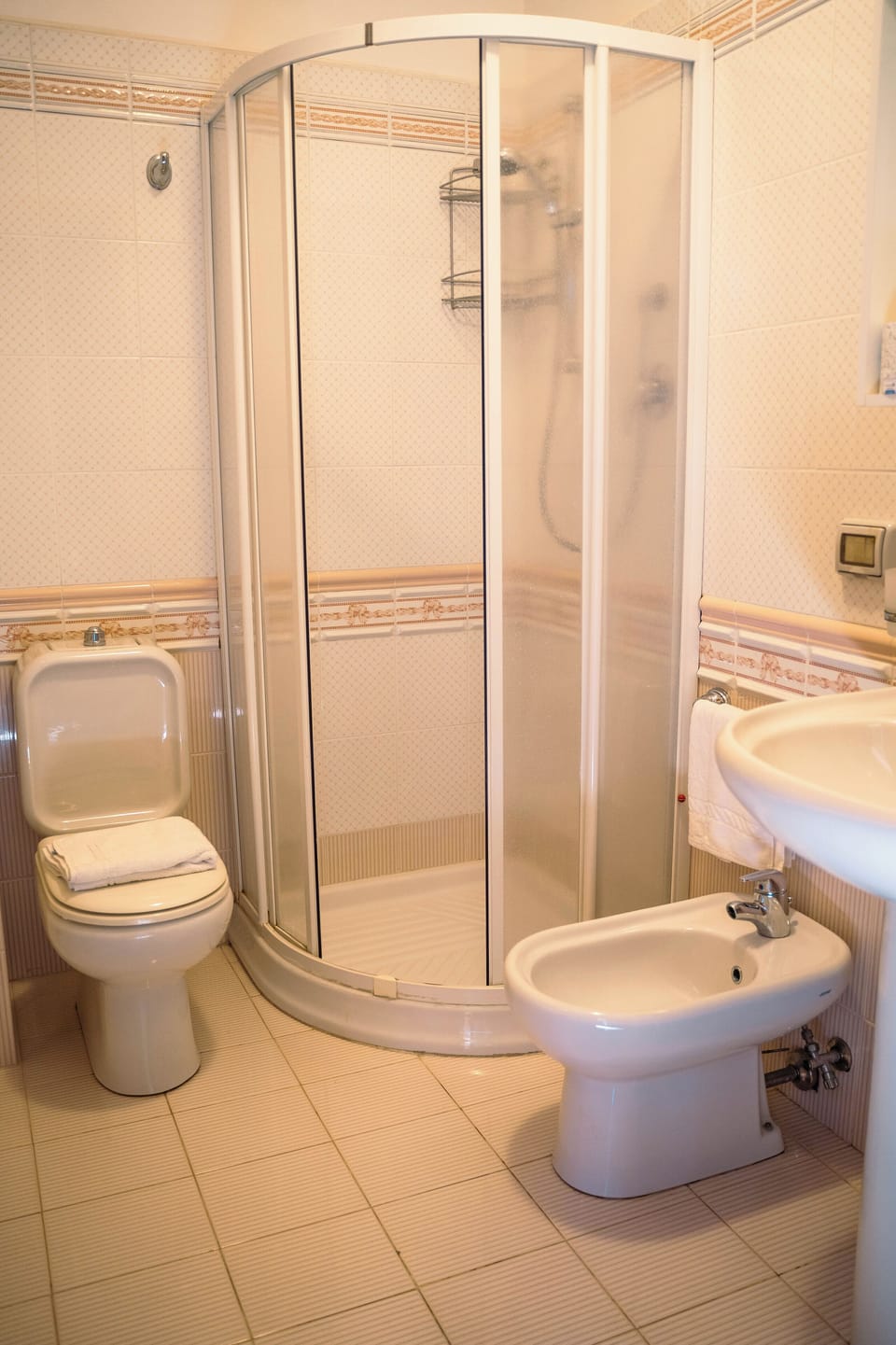 Free toiletries, hair dryer, towels, soap