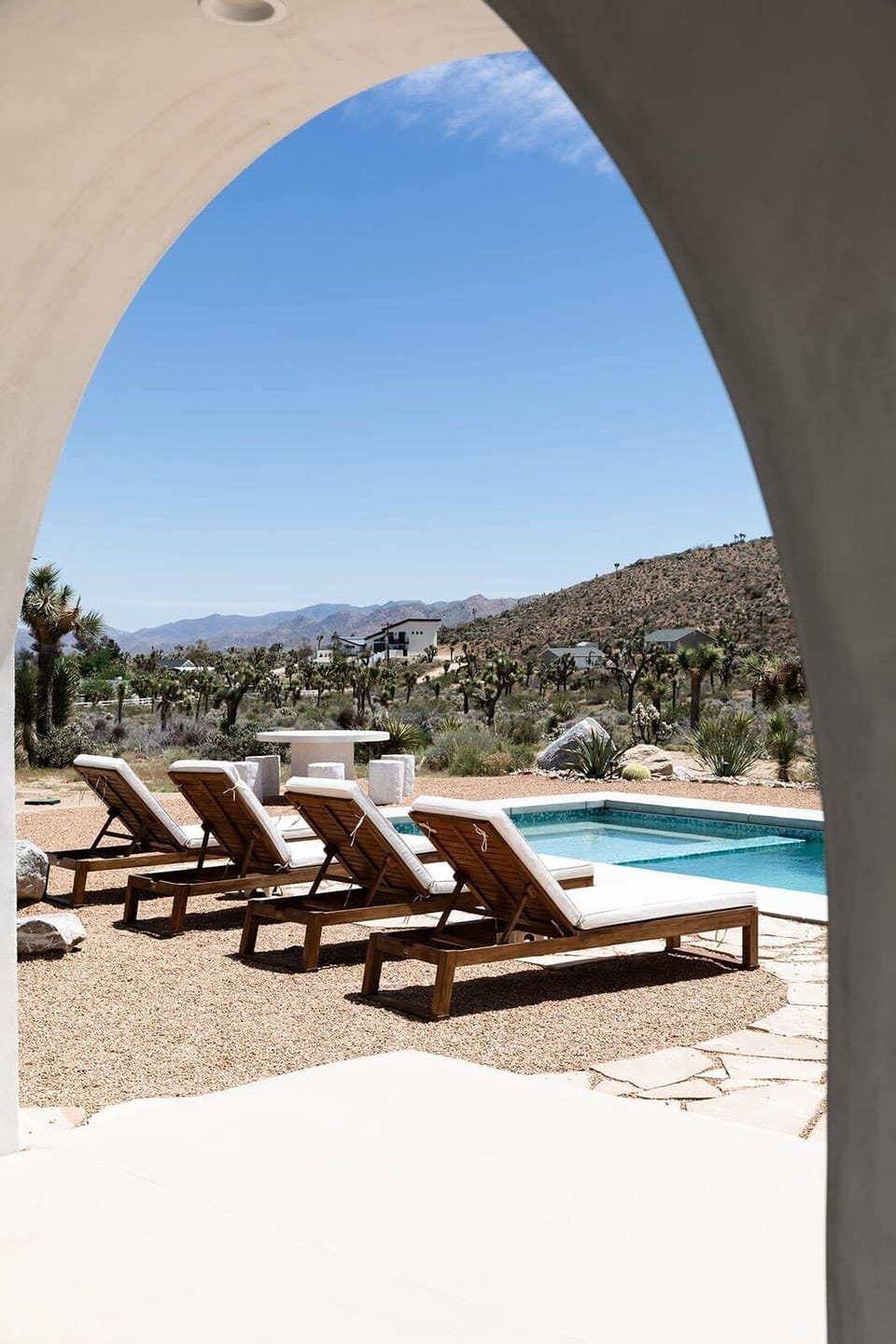 Lounging Poolside