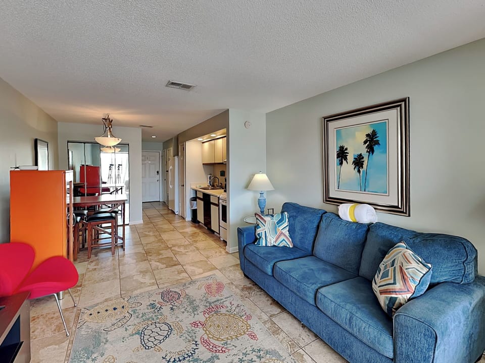 Living Area - Queen Sleeper Sofa