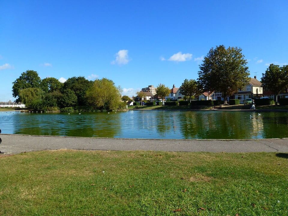 Herne Bay Memorial park and pond