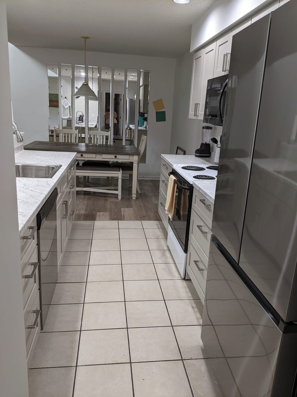Newly remodeled kitchen