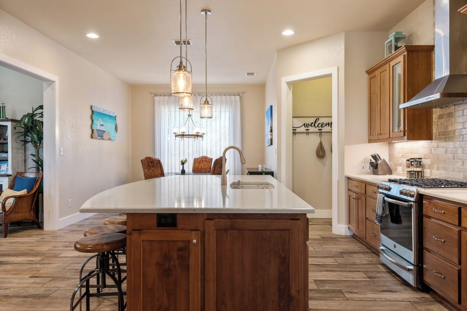 Full kitchen complete with state-of-the-art appliances