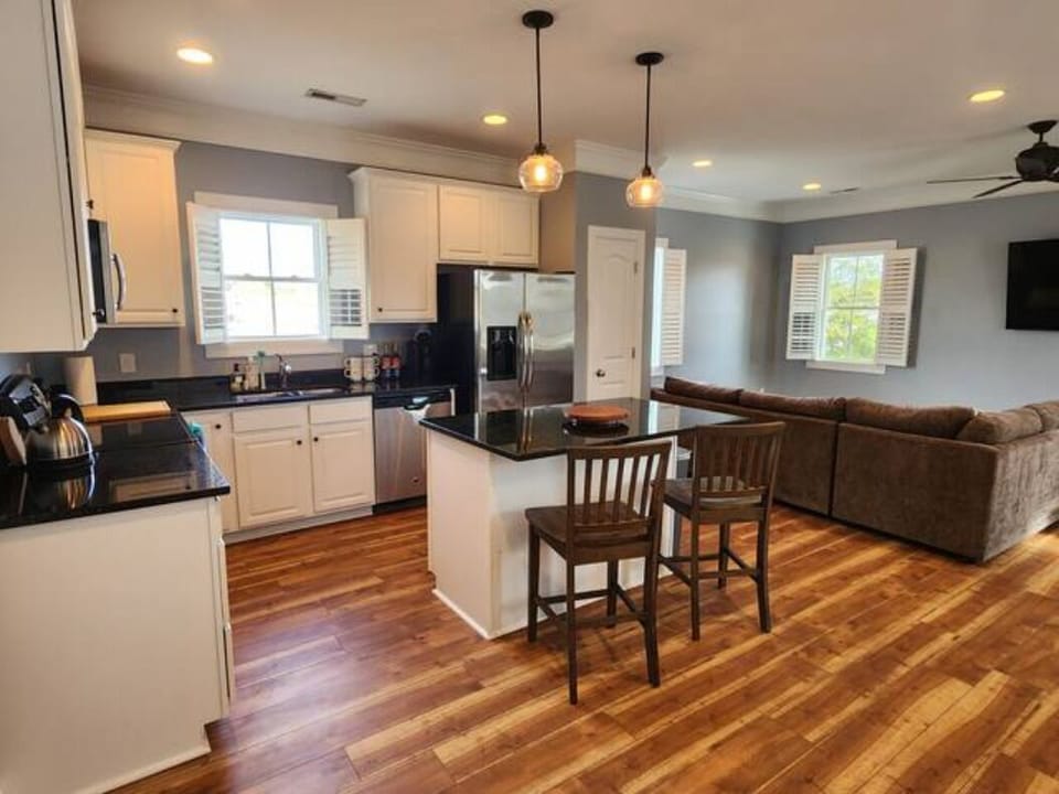 Fully stocked kitchen