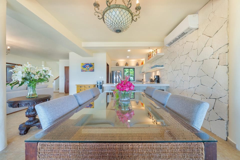 Dining Room and Kitchen with Ocean View