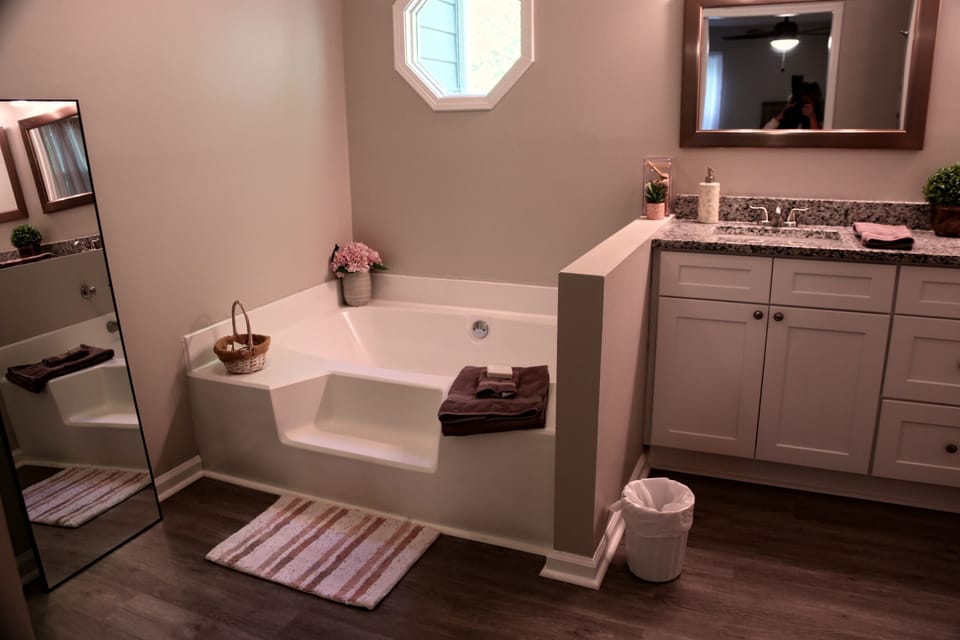 #1 Bedroom - Master on the Main with private bathroom.