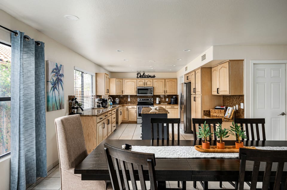 Easily serve meals from the kitchen to formal dining table.