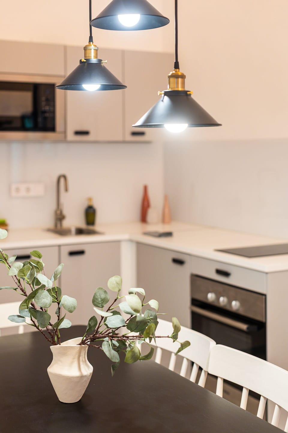 Luxury Double Room | Private kitchen | Coffee/tea maker, full-size fridge, microwave, oven
