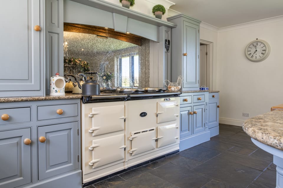 Ground floor: Cook up a storm with the four oven Aga
