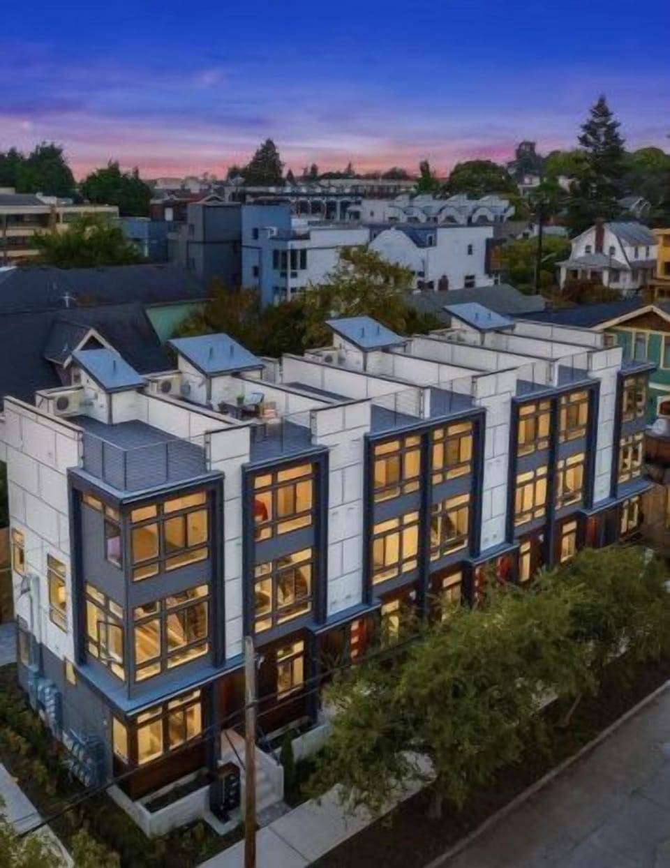 town house view