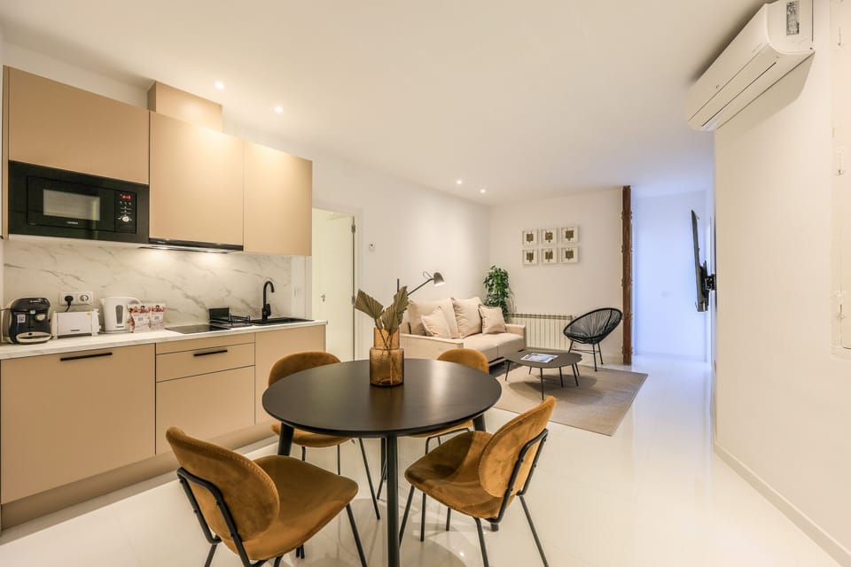 View of the living room and dining area