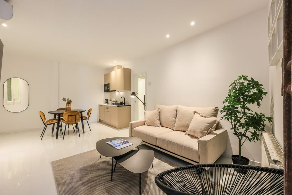 View of the living room and dining area