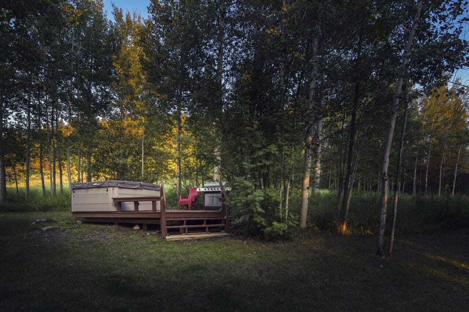 Summer Hot Tub and Grill