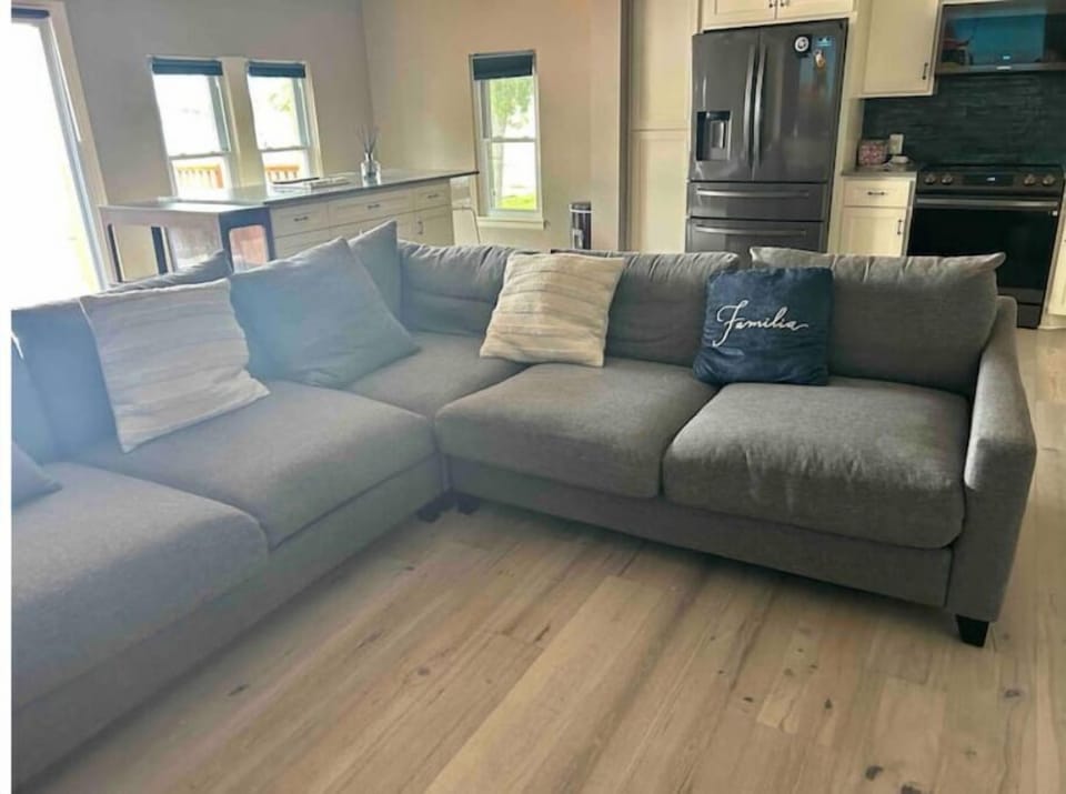 Comfortable seating area for relaxing after a day on the lake