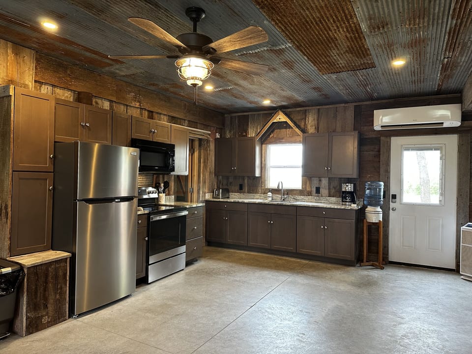 Great open floor plan for entertaining too! Nice size kitchen with window.