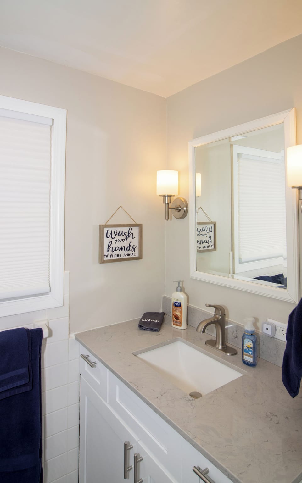 Main level bath vanity
