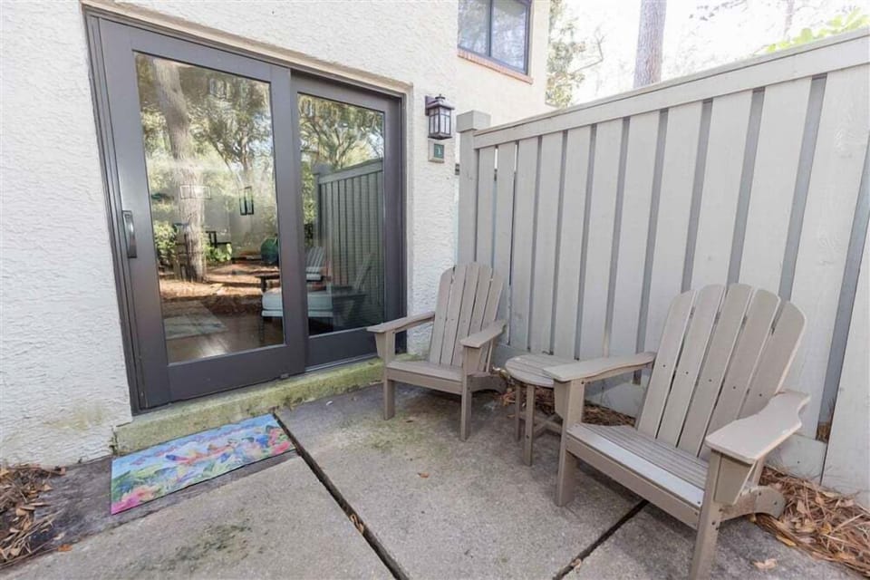 This tucked-away area is perfect for morning coffee or winding down after a full day on the island.