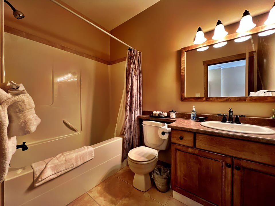 Full bathroom on second level