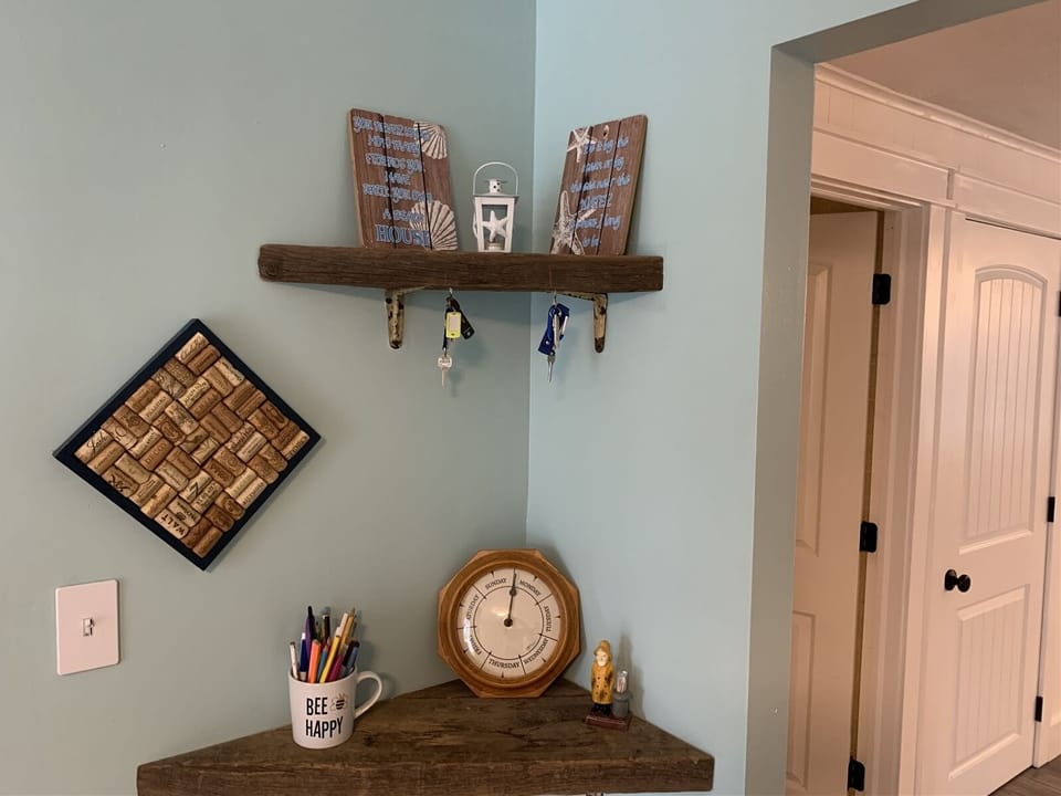 Spare Keys in Kitchen nook