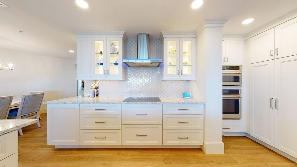 Gourmet Kitchen with Top of the Line Stainless Appliances
