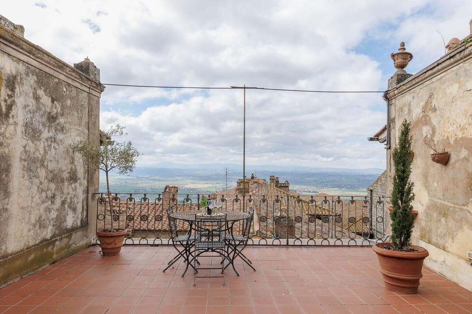 Terrace and panoramic view