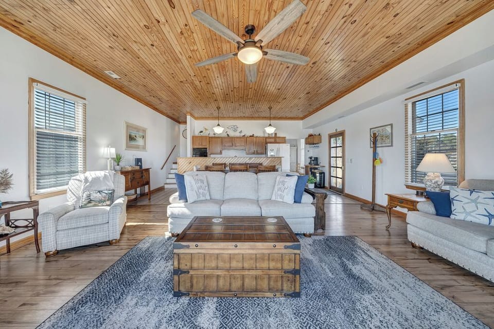 This one-of-a-kind Waterfront Home was designed to resemble an 1800s Coast Guard Station.