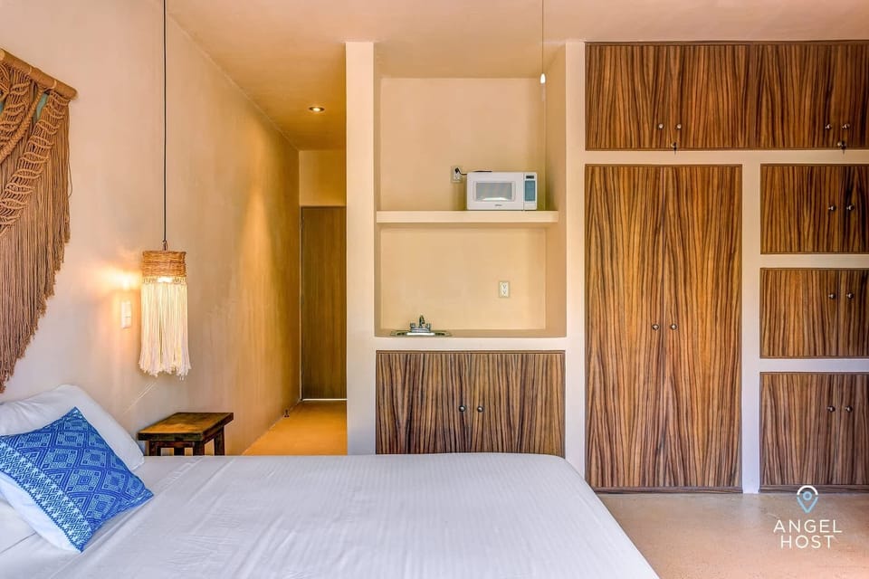 Bedroom 1 with kitchenette and an ensuite bathroom
