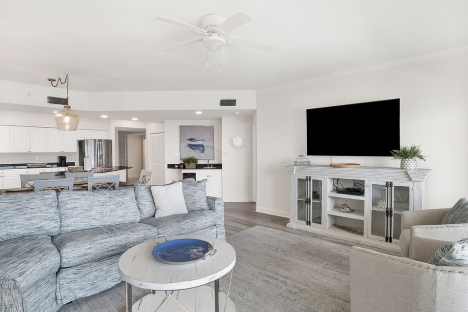 Large flat screen TV
