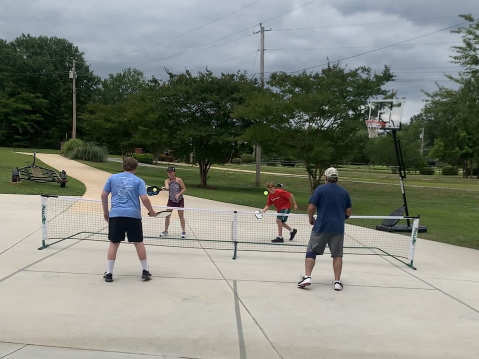Pickleball!  If you haven’t played, we guarantee you’ll be hooked! 