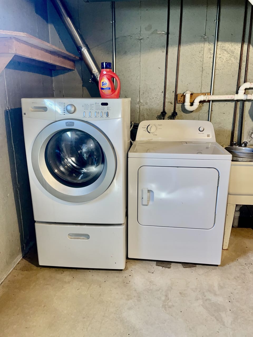 Full sized Washer & Dryer for Guest Use 