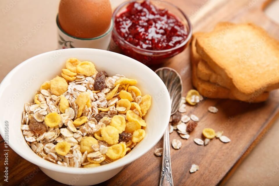 Daily cooked-to-order breakfast for a fee