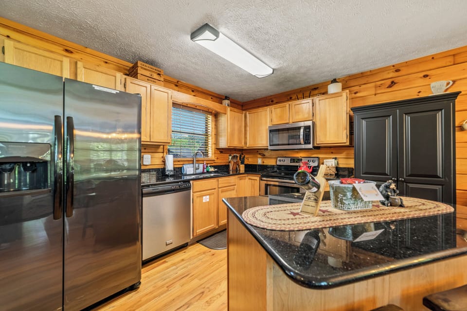 Fully stock and updated kitchen
