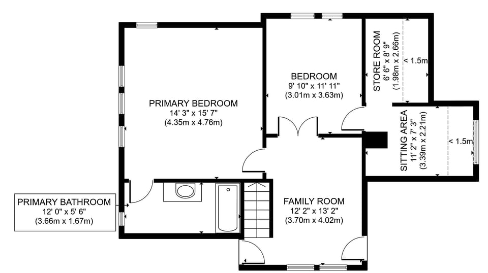 Upstairs Floor Plan