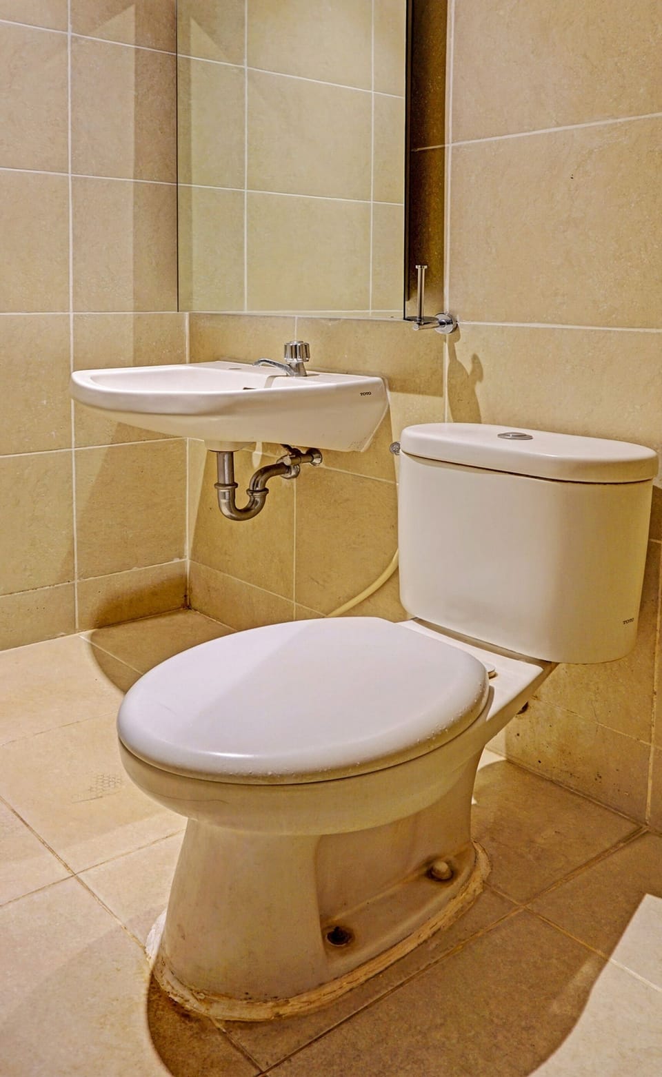 Shower, rainfall showerhead, towels, toilet paper